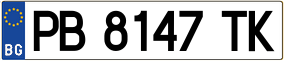 Truck License Plate